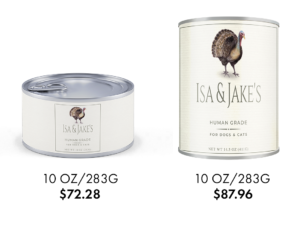 Isa & Jake's Canned Dog & Cat Food (Case of 12)