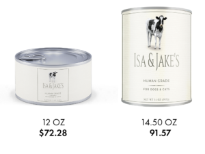 Isa & Jake's Canned Dog & Cat Food (Case of 12)